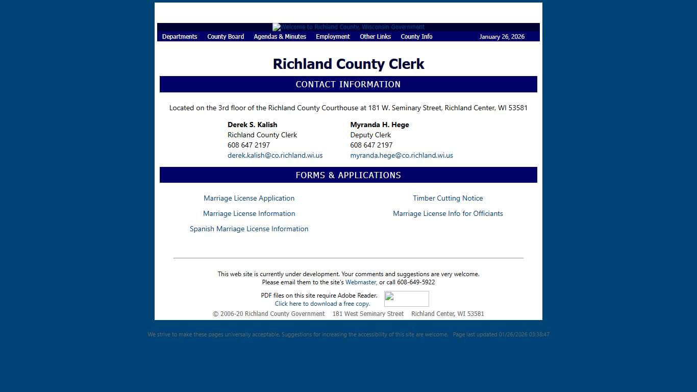 Richland County Clerk